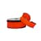 1.5" x 10yd. Orange & Black Pom Pom Edge Wired Taffeta Ribbon by Celebrate It® Halloween